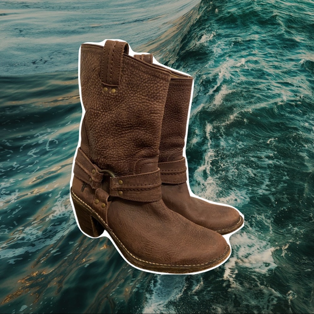 Frye Carmen Western Harness Boot